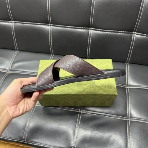 Replica Gucci Slippers For Men #1455535 $52.00 USD for Wholesale