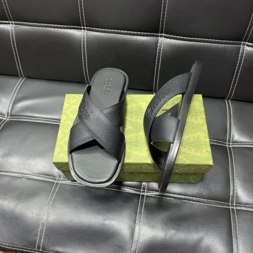 Replica Gucci Slippers For Men #1455537 $52.00 USD for Wholesale