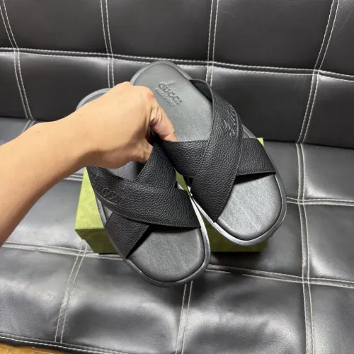 Replica Gucci Slippers For Men #1455537 $52.00 USD for Wholesale