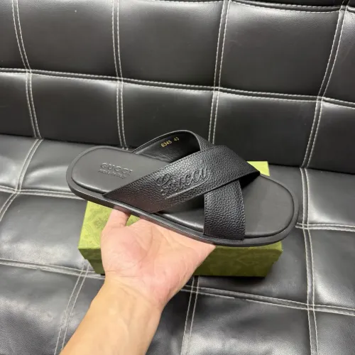 Replica Gucci Slippers For Men #1455537 $52.00 USD for Wholesale