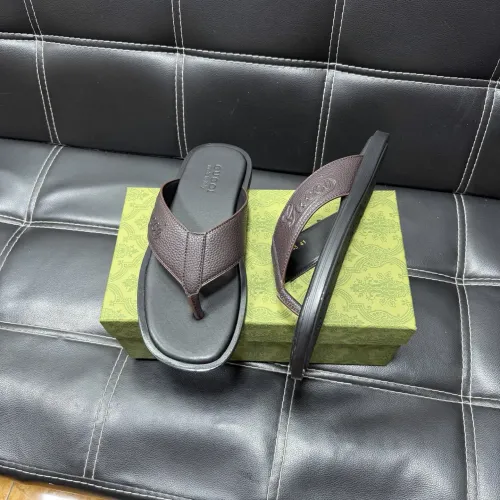 Replica Gucci Slippers For Men #1455538 $52.00 USD for Wholesale