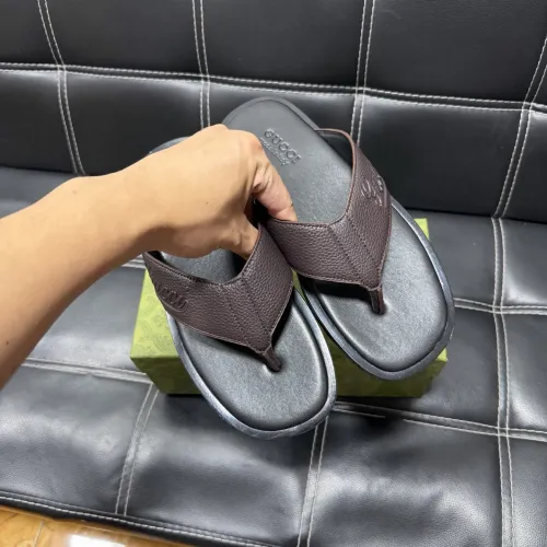 Replica Gucci Slippers For Men #1455538 $52.00 USD for Wholesale