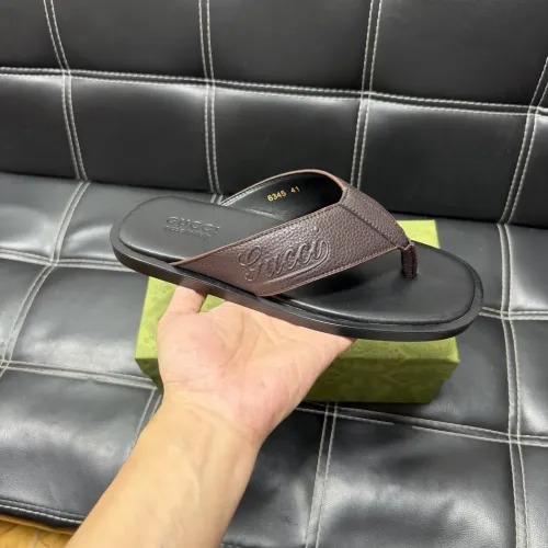 Replica Gucci Slippers For Men #1455538 $52.00 USD for Wholesale