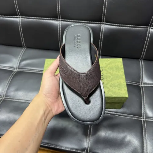 Replica Gucci Slippers For Men #1455538 $52.00 USD for Wholesale