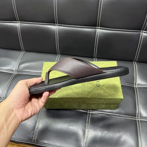 Replica Gucci Slippers For Men #1455538 $52.00 USD for Wholesale
