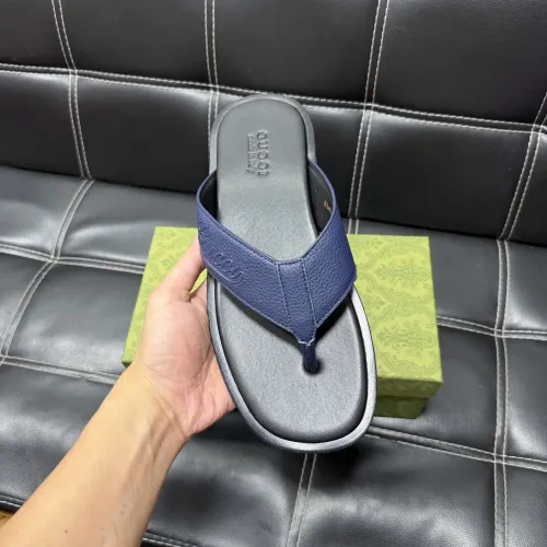 Replica Gucci Slippers For Men #1455539 $52.00 USD for Wholesale
