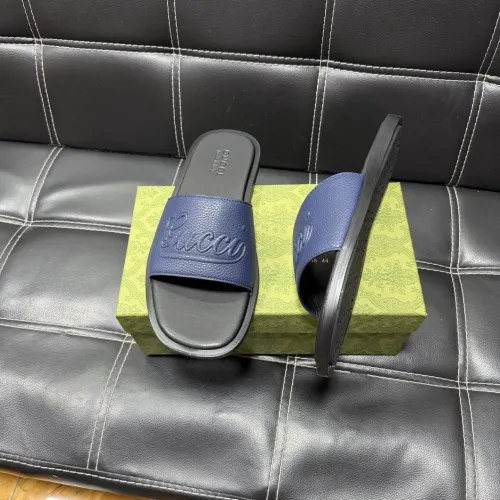 Replica Gucci Slippers For Men #1455541 $52.00 USD for Wholesale