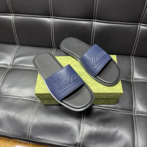 Replica Gucci Slippers For Men #1455541 $52.00 USD for Wholesale