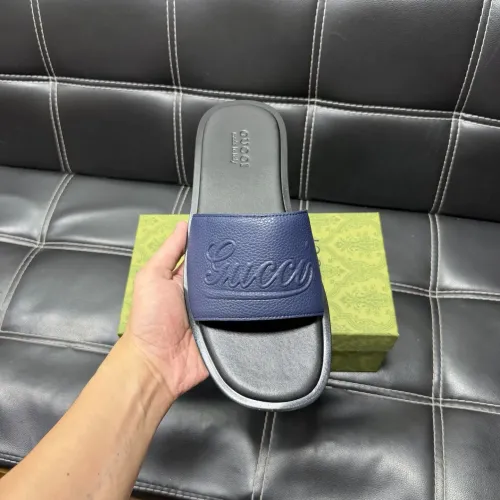 Replica Gucci Slippers For Men #1455541 $52.00 USD for Wholesale