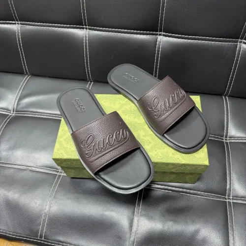 Replica Gucci Slippers For Men #1455542 $52.00 USD for Wholesale