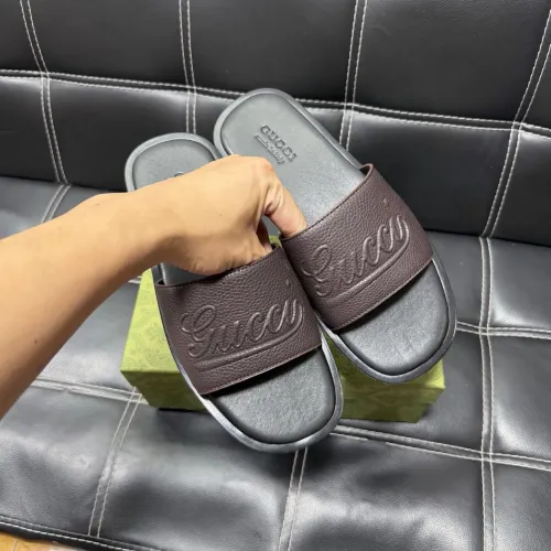 Replica Gucci Slippers For Men #1455542 $52.00 USD for Wholesale
