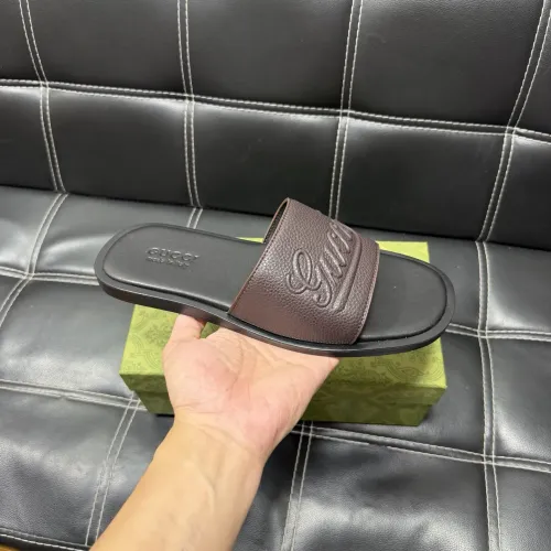 Replica Gucci Slippers For Men #1455542 $52.00 USD for Wholesale