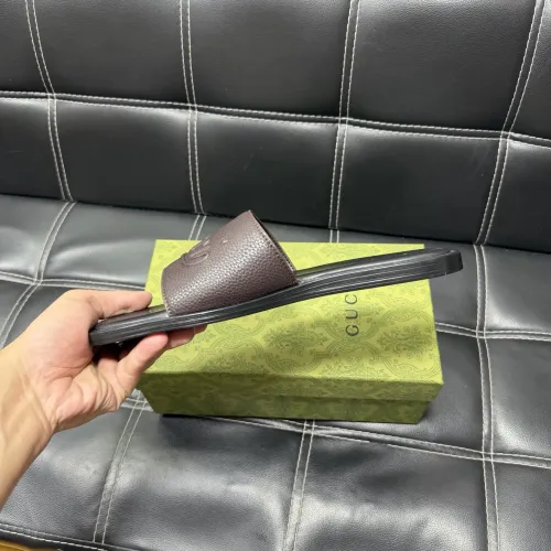 Replica Gucci Slippers For Men #1455542 $52.00 USD for Wholesale