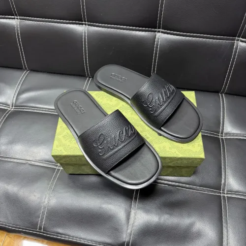 Replica Gucci Slippers For Men #1455543 $52.00 USD for Wholesale