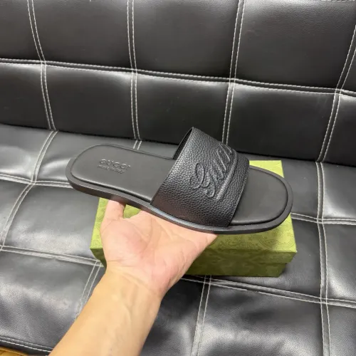 Replica Gucci Slippers For Men #1455543 $52.00 USD for Wholesale