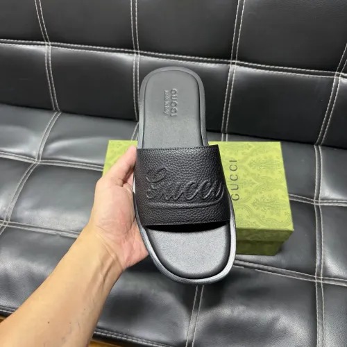 Replica Gucci Slippers For Men #1455543 $52.00 USD for Wholesale