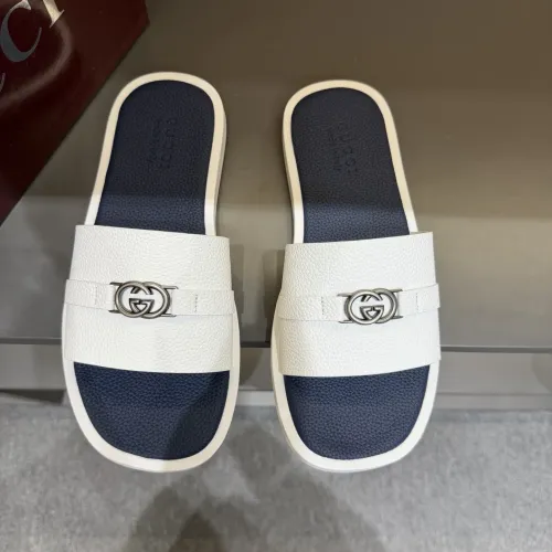 Replica Gucci Slippers For Men #1455544 $60.00 USD for Wholesale