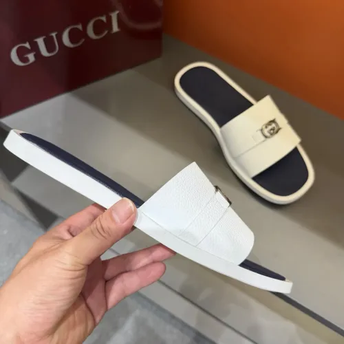 Replica Gucci Slippers For Men #1455544 $60.00 USD for Wholesale