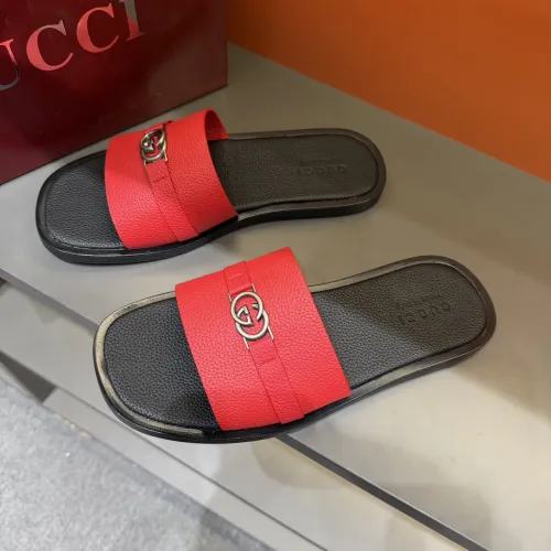 Replica Gucci Slippers For Men #1455545 $60.00 USD for Wholesale