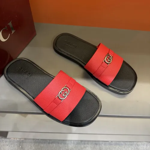 Replica Gucci Slippers For Men #1455545 $60.00 USD for Wholesale