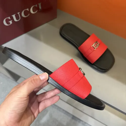 Replica Gucci Slippers For Men #1455545 $60.00 USD for Wholesale