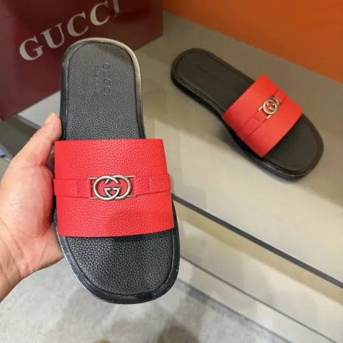 Replica Gucci Slippers For Men #1455545 $60.00 USD for Wholesale