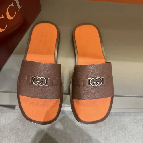Replica Gucci Slippers For Men #1455546 $60.00 USD for Wholesale