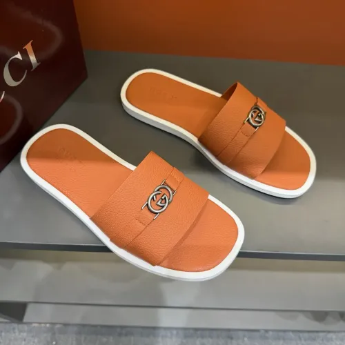 Replica Gucci Slippers For Men #1455547 $60.00 USD for Wholesale
