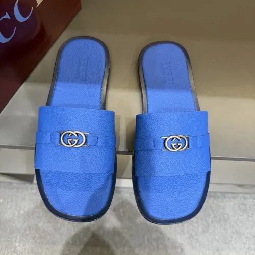 Replica Gucci Slippers For Men #1455548 $60.00 USD for Wholesale