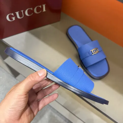 Replica Gucci Slippers For Men #1455548 $60.00 USD for Wholesale