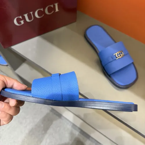 Replica Gucci Slippers For Men #1455548 $60.00 USD for Wholesale