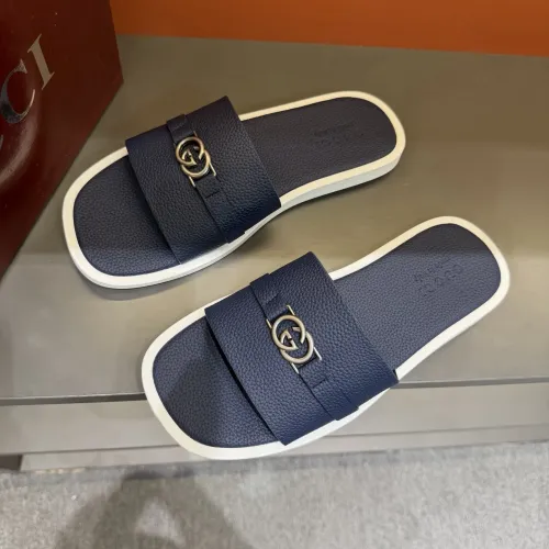 Replica Gucci Slippers For Men #1455549 $60.00 USD for Wholesale