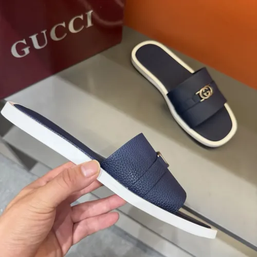 Replica Gucci Slippers For Men #1455549 $60.00 USD for Wholesale