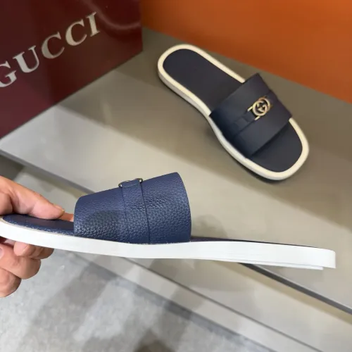 Replica Gucci Slippers For Men #1455549 $60.00 USD for Wholesale