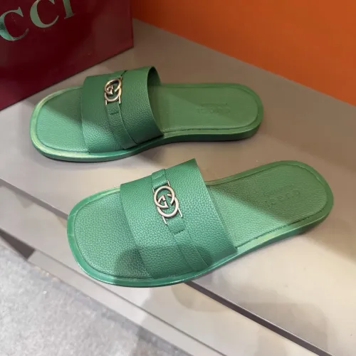 Replica Gucci Slippers For Men #1455550 $60.00 USD for Wholesale
