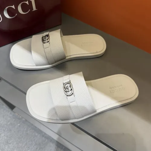 Replica Gucci Slippers For Men #1455551 $60.00 USD for Wholesale