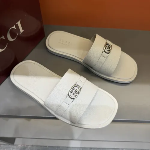 Replica Gucci Slippers For Men #1455551 $60.00 USD for Wholesale