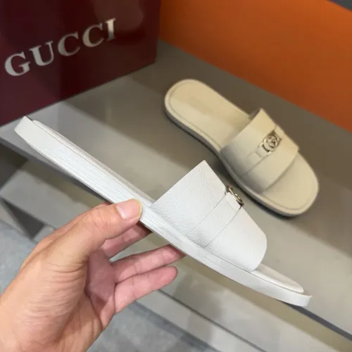 Replica Gucci Slippers For Men #1455551 $60.00 USD for Wholesale