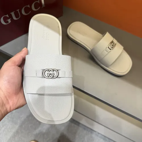 Replica Gucci Slippers For Men #1455551 $60.00 USD for Wholesale