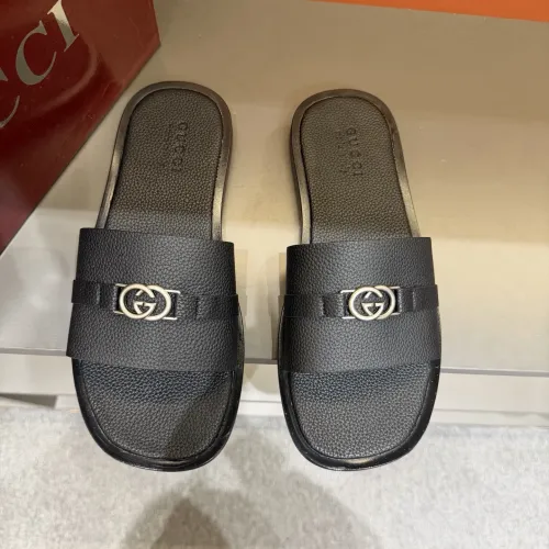 Replica Gucci Slippers For Men #1455552 $60.00 USD for Wholesale
