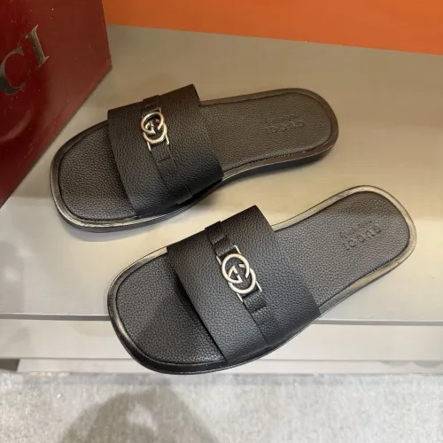 Replica Gucci Slippers For Men #1455552 $60.00 USD for Wholesale