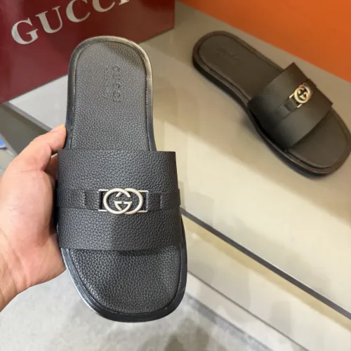 Replica Gucci Slippers For Men #1455552 $60.00 USD for Wholesale