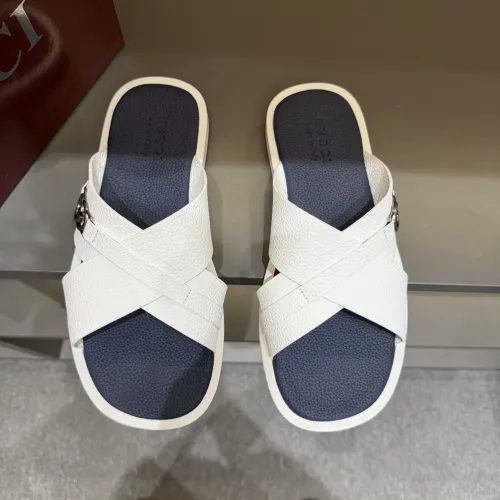 Replica Gucci Slippers For Men #1455553 $60.00 USD for Wholesale