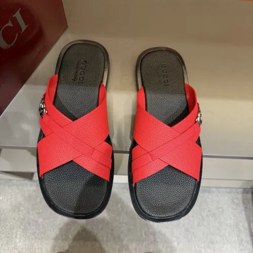 Replica Gucci Slippers For Men #1455554 $60.00 USD for Wholesale