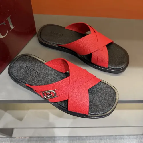 Replica Gucci Slippers For Men #1455554 $60.00 USD for Wholesale