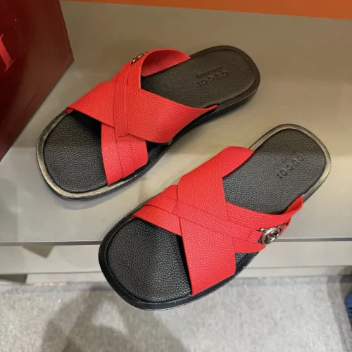 Replica Gucci Slippers For Men #1455554 $60.00 USD for Wholesale