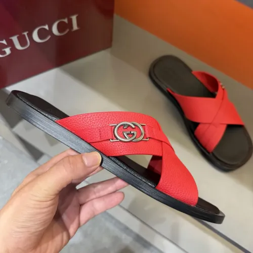 Replica Gucci Slippers For Men #1455554 $60.00 USD for Wholesale