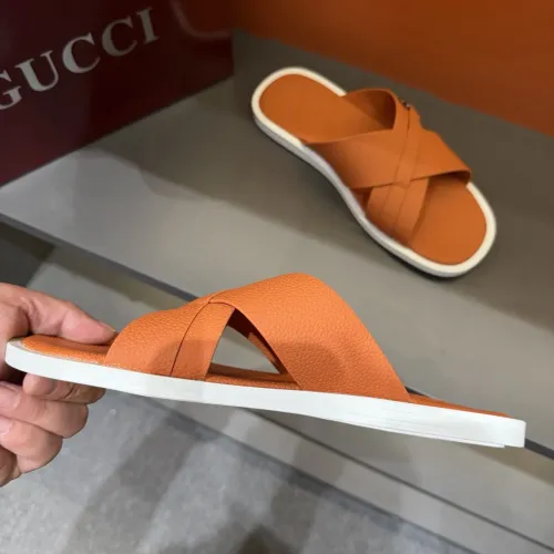 Replica Gucci Slippers For Men #1455556 $60.00 USD for Wholesale