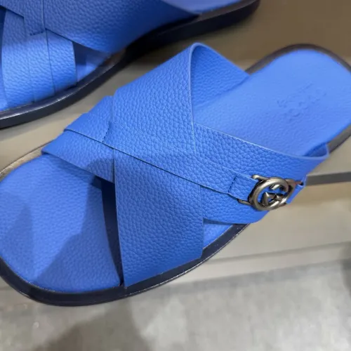 Replica Gucci Slippers For Men #1455558 $60.00 USD for Wholesale