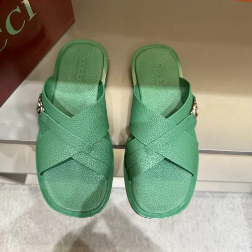 Replica Gucci Slippers For Men #1455559 $60.00 USD for Wholesale